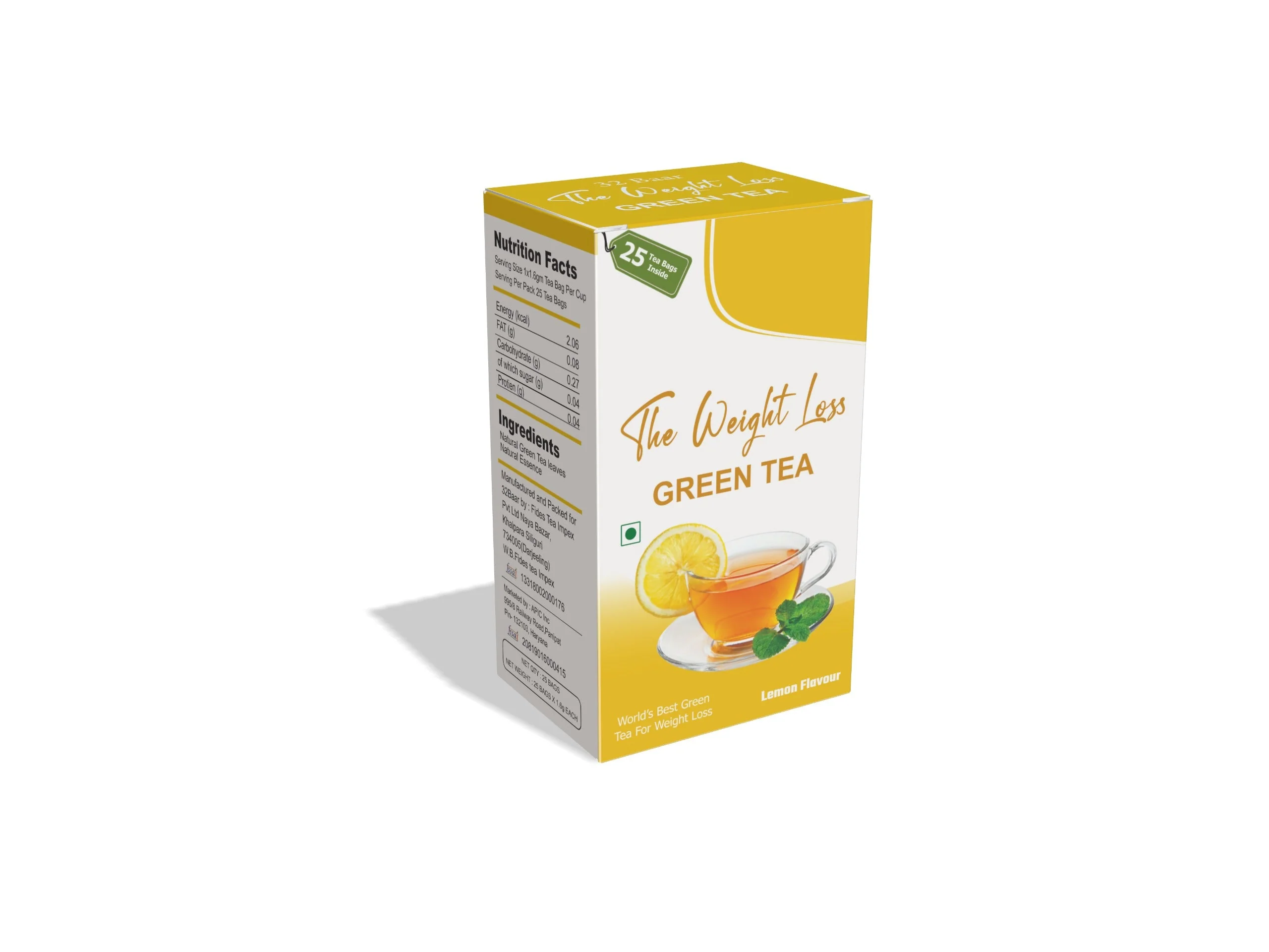32 Baar Pack Of 2 Lemon Tea Bags ( Total 50 Tea Bags) - Image 3