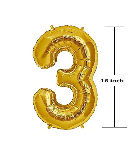 32 Inch Number 100  Gold Foil Balloon With 10 Pcs Confetti Balloons - Image 2