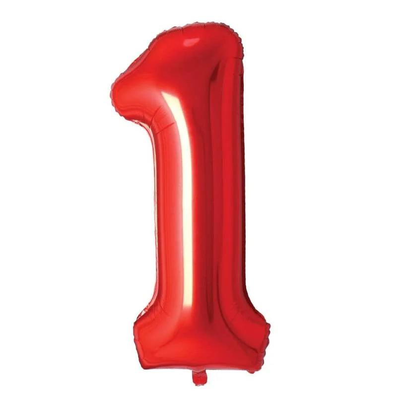 32 Inch Solid 11 Number Blue Foil Balloon - Image 2
