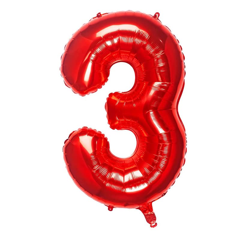 32 Inch Solid 35 Number Blue Foil Balloon - Image 2