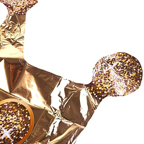 36 Inch Gold Large Size Crown Foil Balloons - Image 5