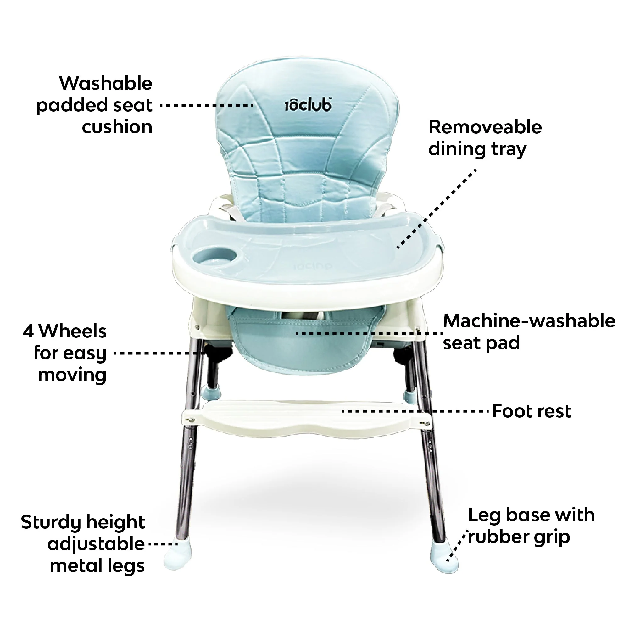 4-1N-1 Convertible High Chair - Image 5