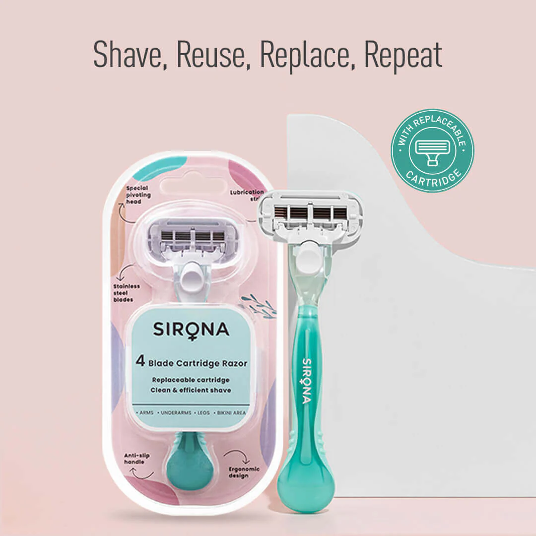 4 Blade Resuable Cartridge Razor (Pack of 1) - Image 2