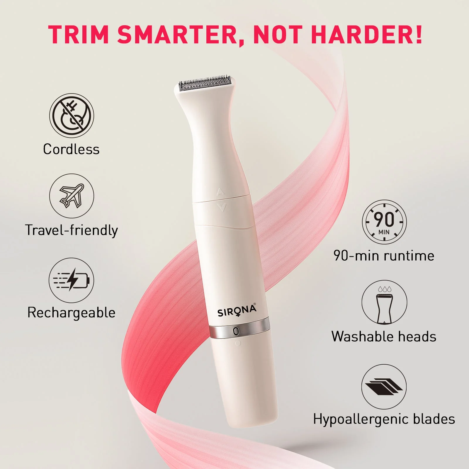 4-in-1 Face & Body Trimmer for Women - Image 5