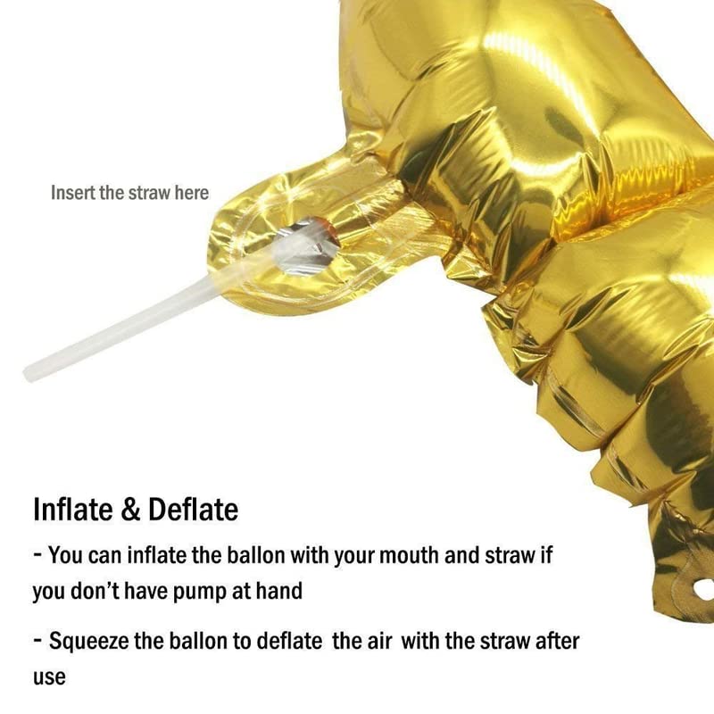 40 Inch Solid  6 Number Rosegold Foil Balloon - Image 2