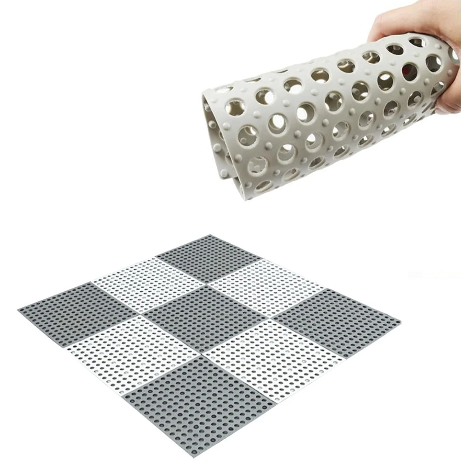 Bath Anti Slip Mat Used while bathing and toilet purposes to avoid slippery floor surfaces. (Pack Of 6) - Image 7