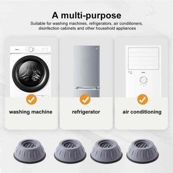 Washer Dryer Anti Vibration Pads with Suction Cup Feet - Image 3