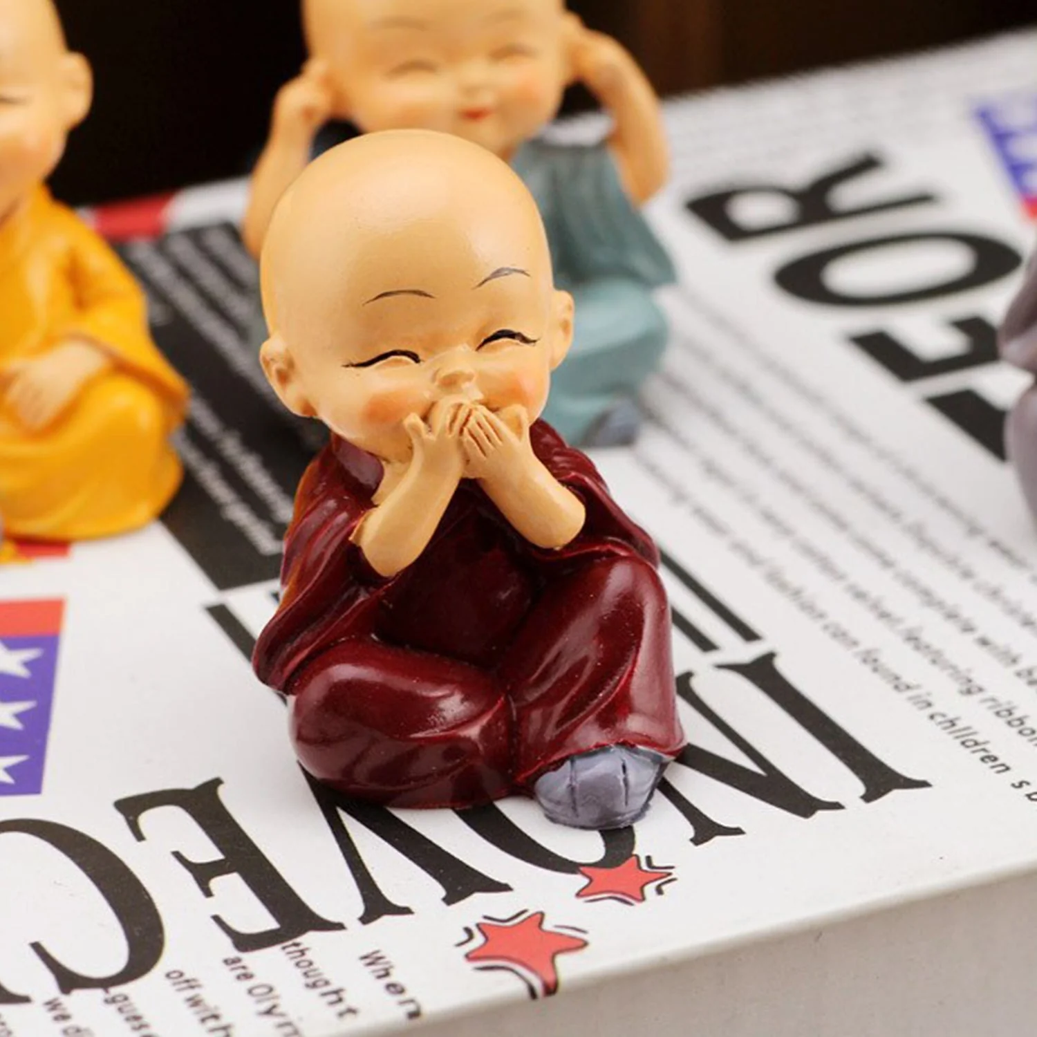baby buddha 4Pc and show piece used for house, office and official decorations etc. - Image 6