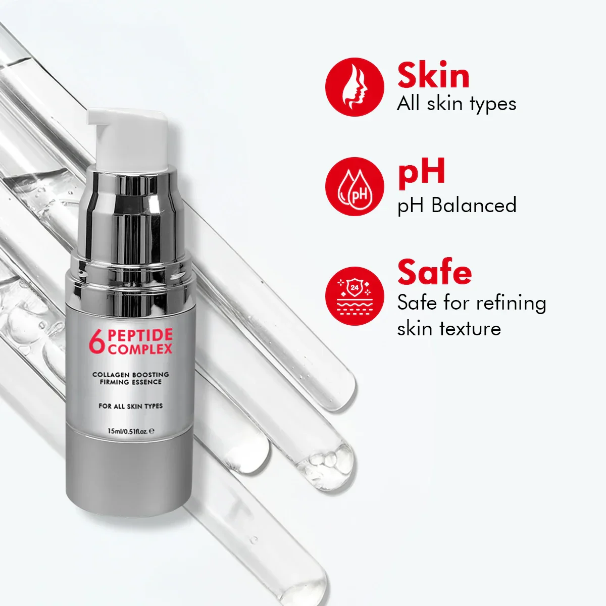 5-Antioxidant & 6-Peptide Serum Combo Mini | 2 x 15 ML | Special Deal - Image 7