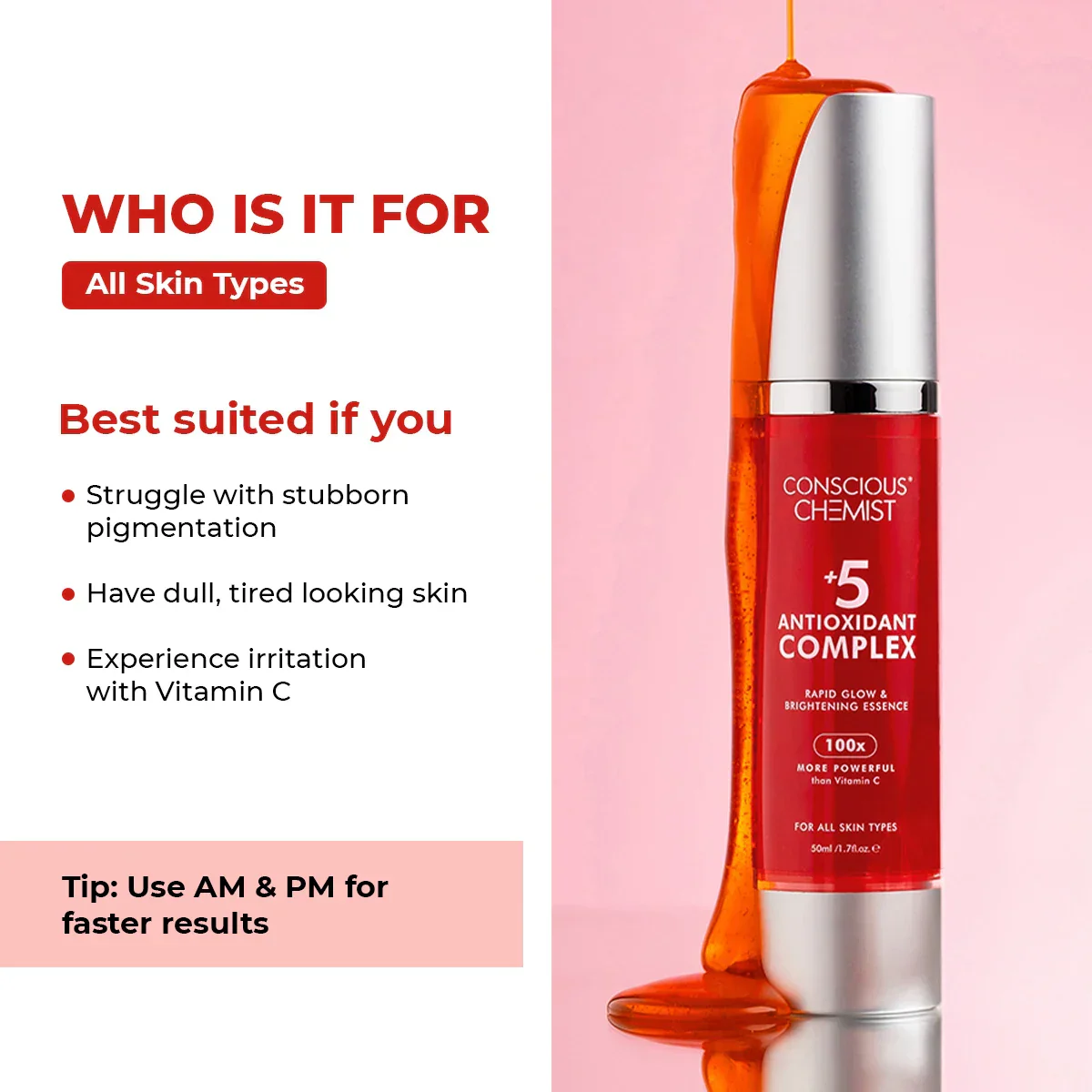 5 Antioxidant Skin Brightening Serum | 50 ml | HP - Image 7