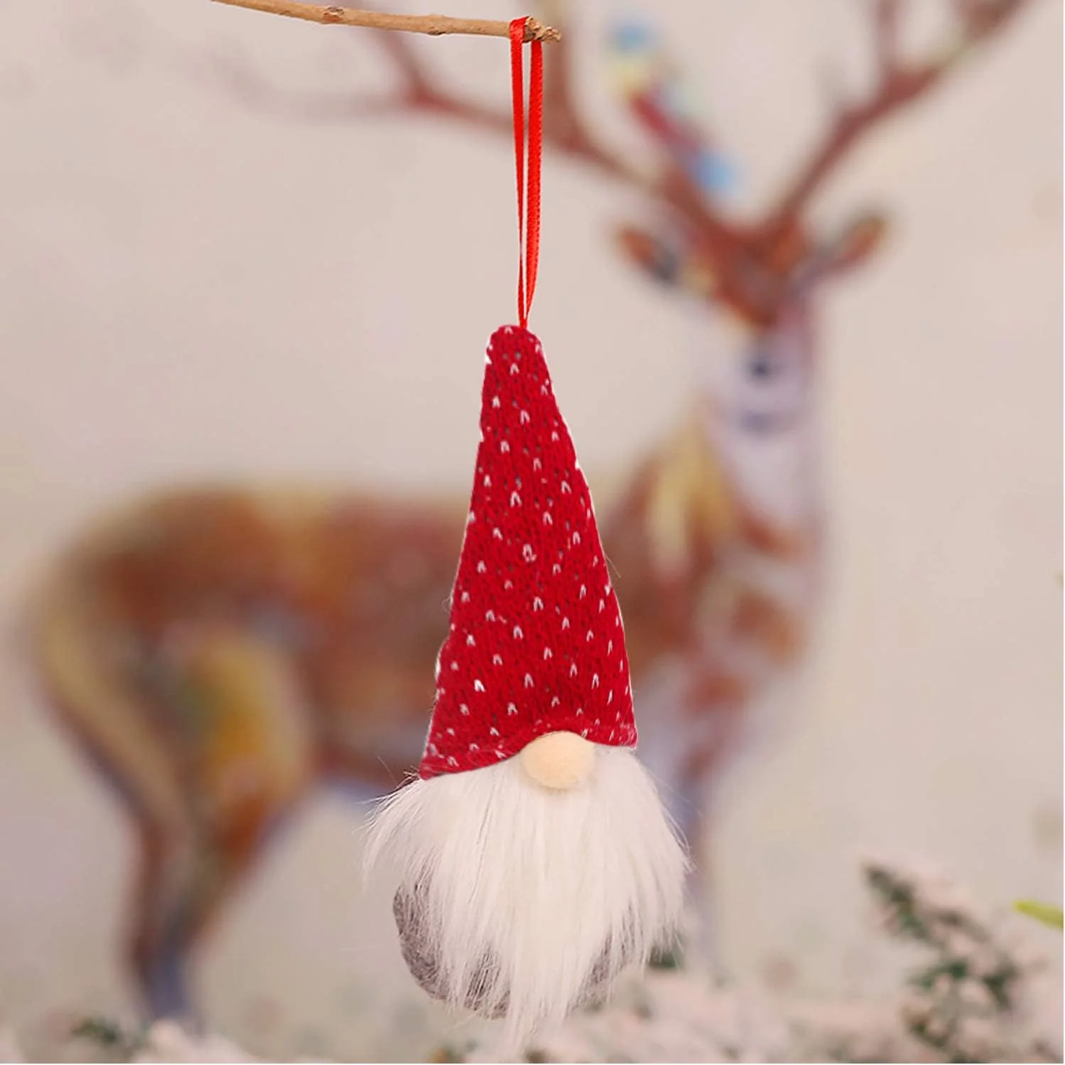 5 Pack Christmas Plush Ornaments Set - Xmas Hanging Decorations - Image 5