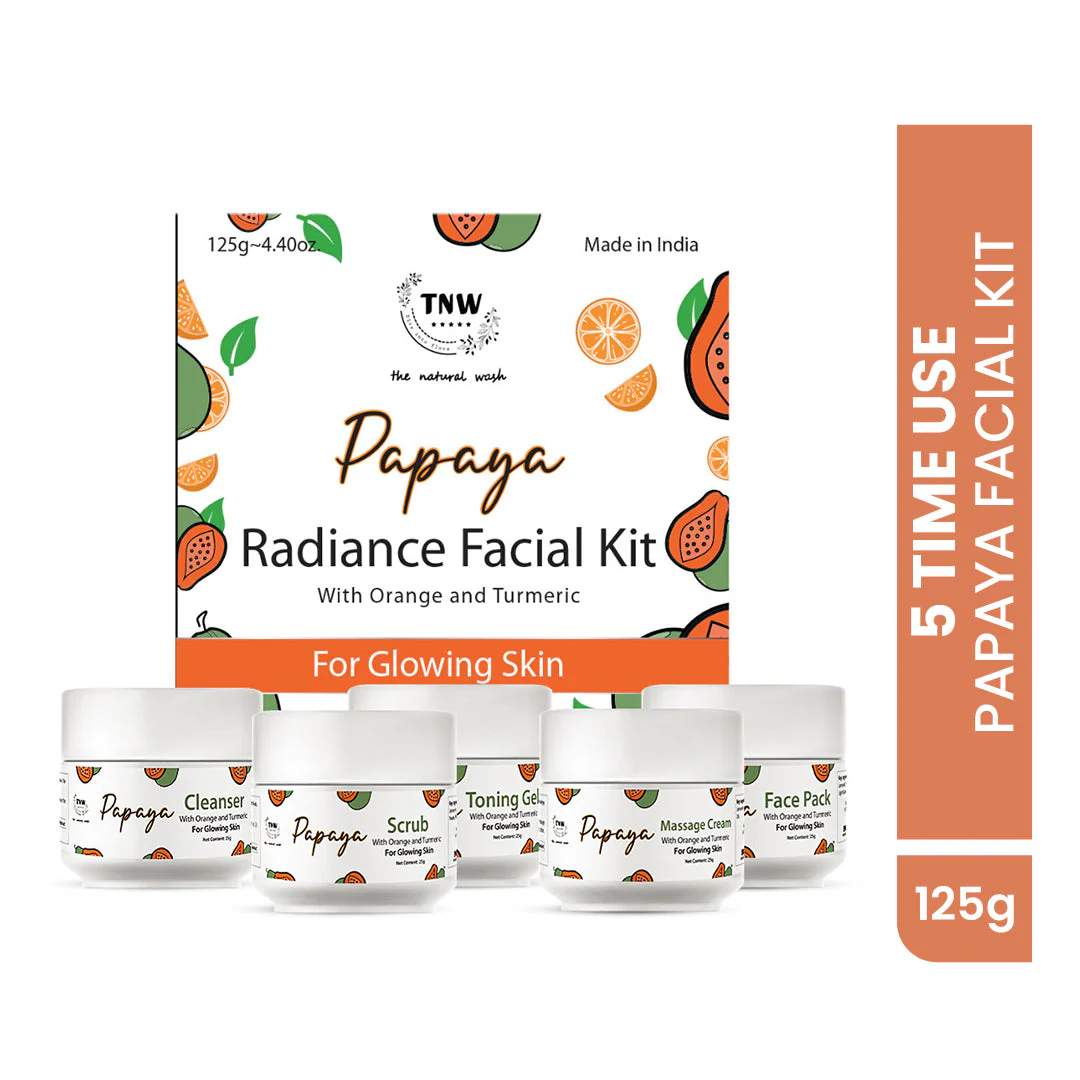 5 Time Use Papaya Facial Kit for Radiant & Glowing Skin B3P1