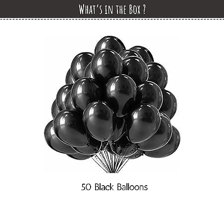 50 Black Balloons for Halloween - Image 3