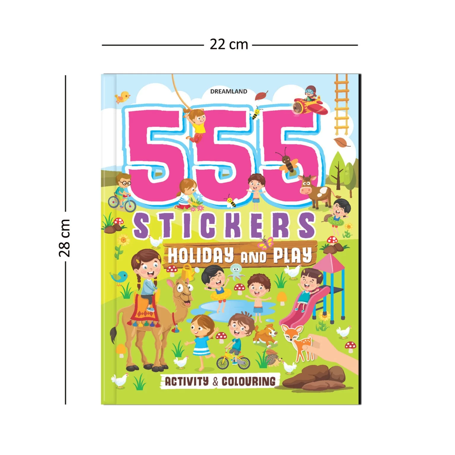 555 Stickers, Holiday and Play Activity and Colouring Book - Image 3