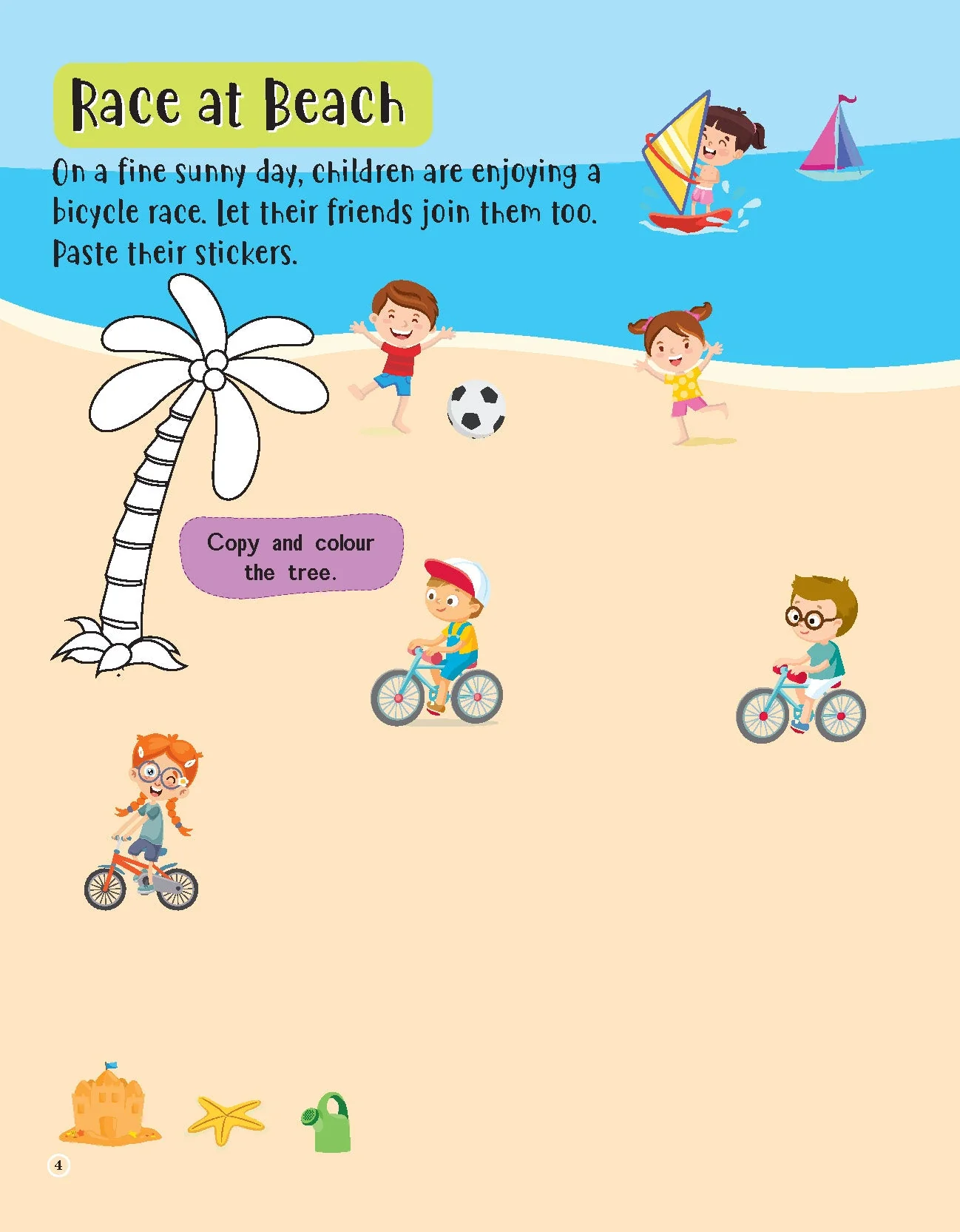 555 Stickers, Sea, Sun and Play Activity & Colouring Book - Image 7