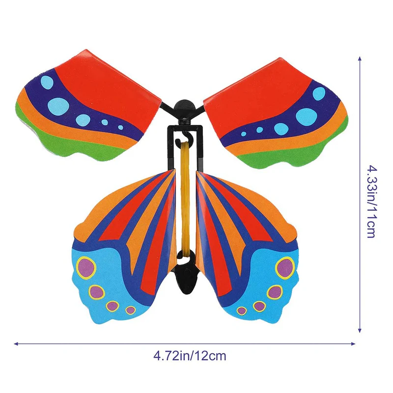6 Pcs Magic Fairy Flying Butterfly With Blue Color Exploding Box (Pack of 1) - Image 2