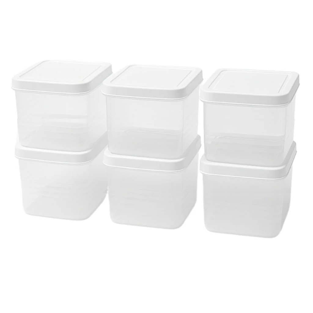 6-Piece 1200ml Airtight Kitchen & Fridge Storage Container Set with Leak-Proof Lids – BPA-Free, Stackable & Freezer Safe - Image 2