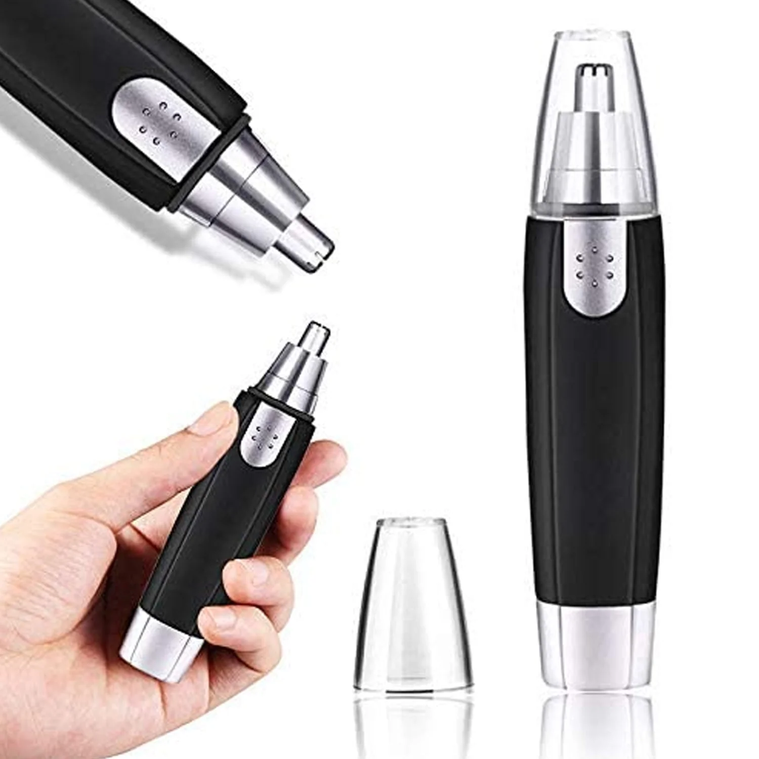 Sharp New Ear and Nose Hair Trimmer Professional Heavy Duty Steel Nose Clipper Battery-Operated. - Image 7