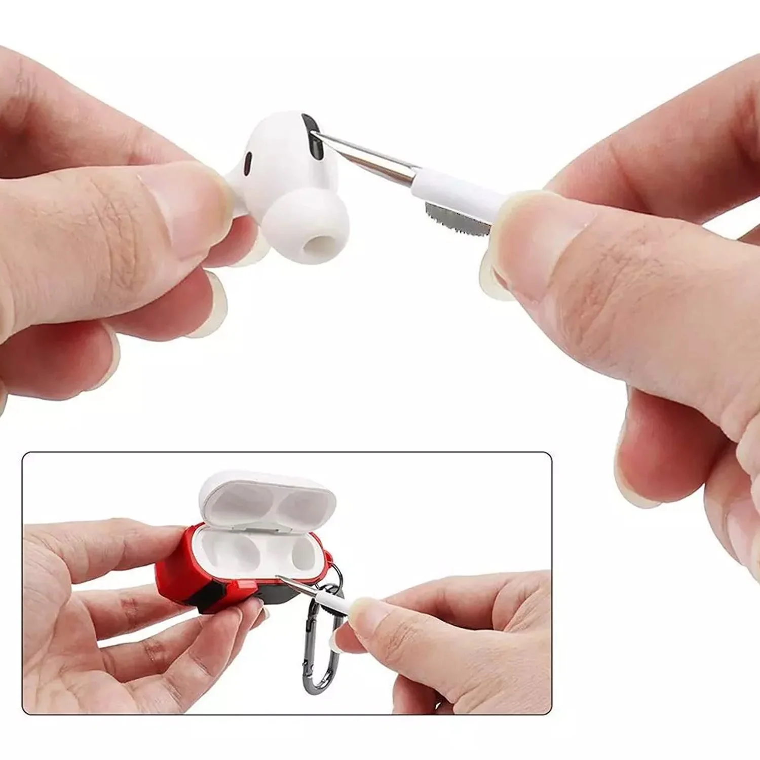 In 1 Earbuds Cleaning Pen For Cleaning Of Ear Buds And Ear Phones Easily Without Having Any Damage. - Image 5