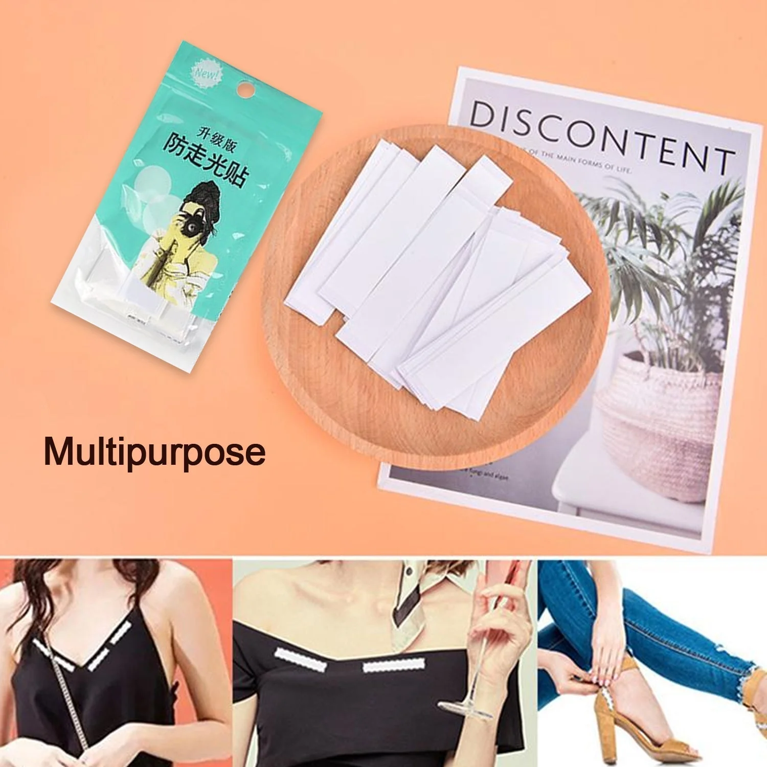Waterproof Anti-Skid, Disposable Double Sided 36 Adhesive Transparent Clear Medical Tape for Lingerie - Image 9
