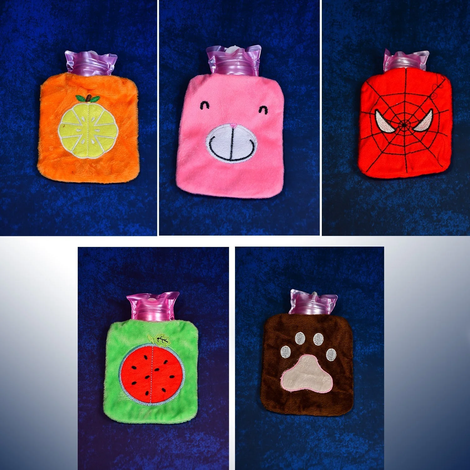 6501 Mini 1pc Mix design hot water bag for pain relief. - Image 3