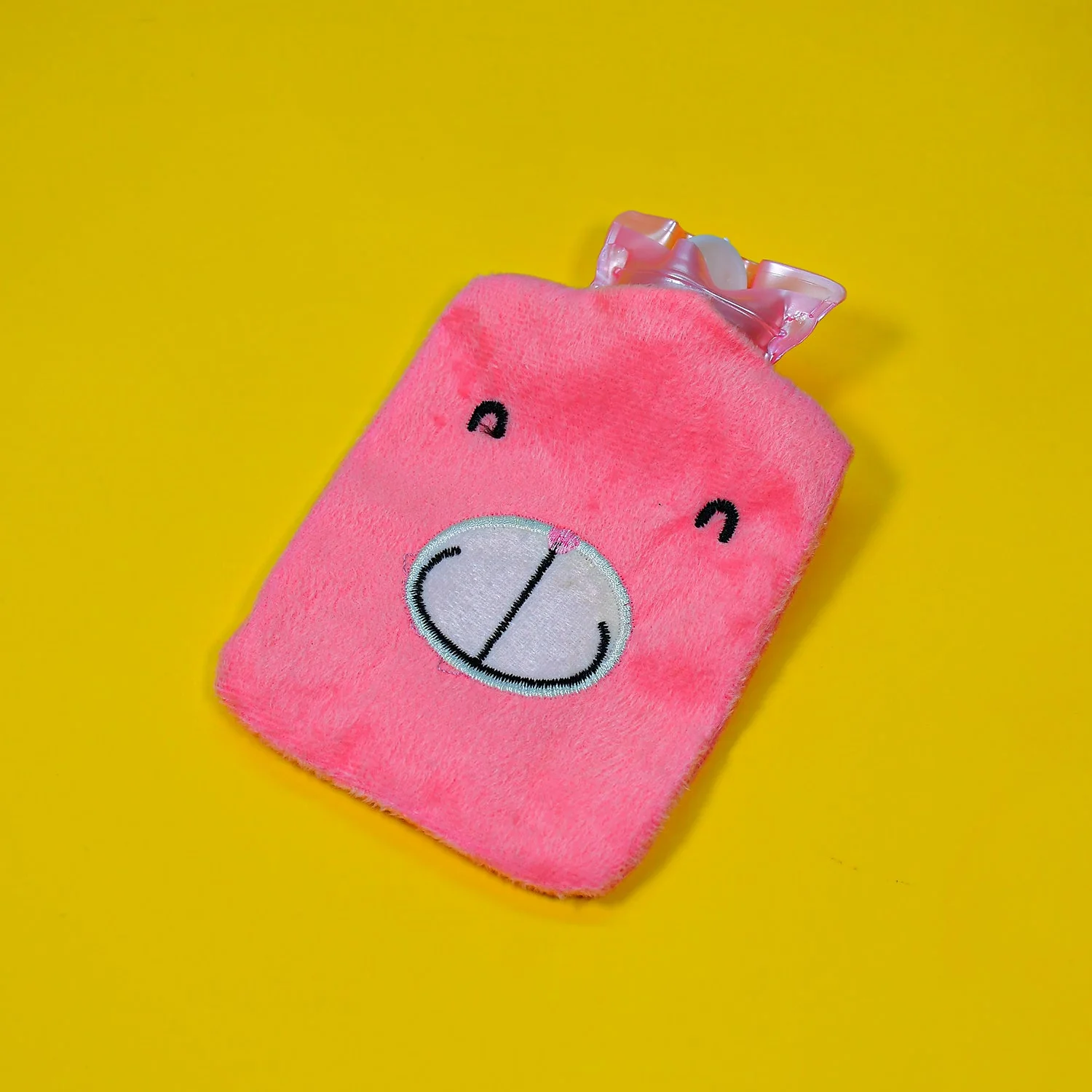 6502 Pink small Hot Water Bag with Cover for Pain Relief, Neck, Shoulder Pain and Hand, Feet Warmer, Menstrual Cramps. - Image 6