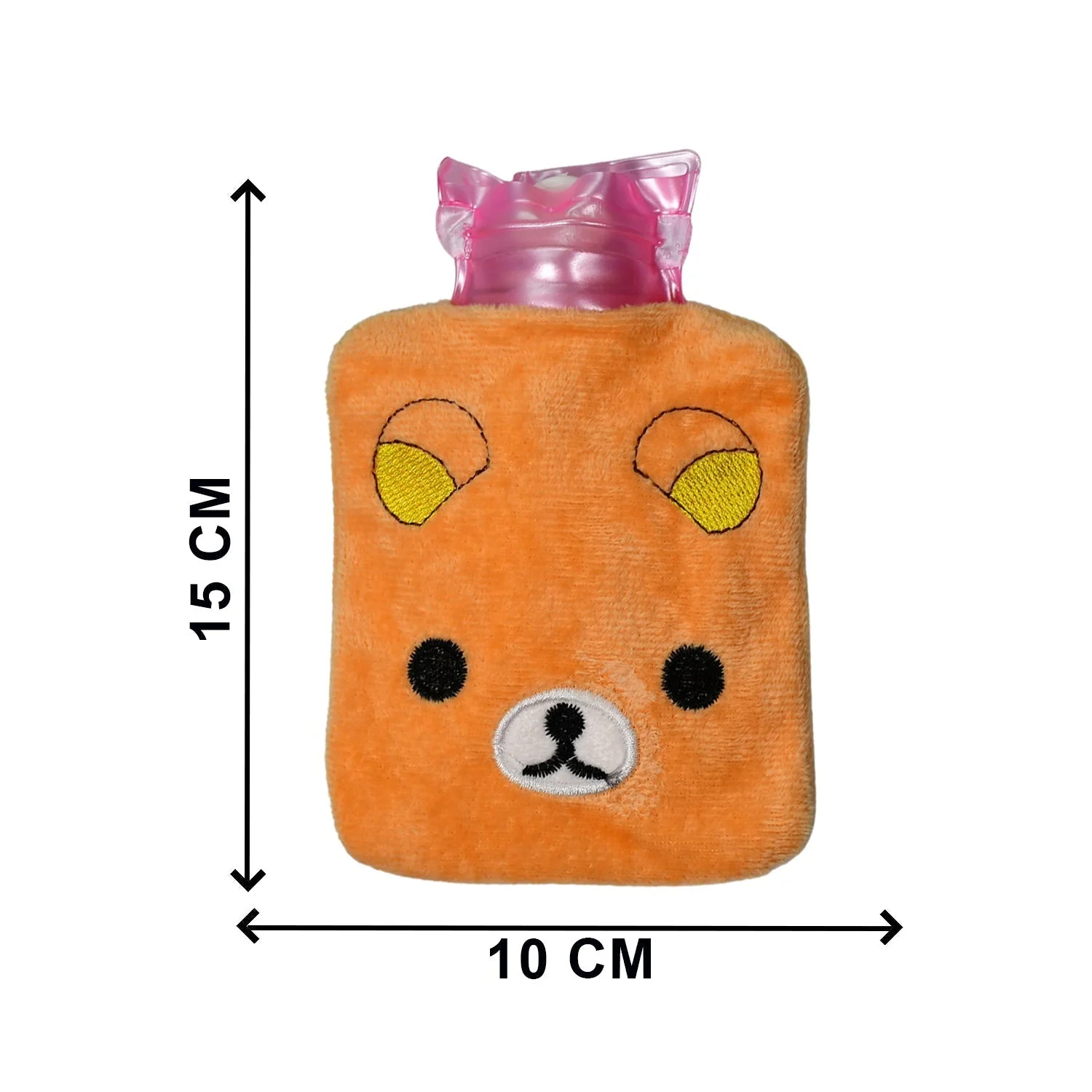 6503 Orange Panda small Hot Water Bag with Cover for Pain Relief, Neck, Shoulder Pain and Hand, Feet Warmer, Menstrual Cramps. - Image 5
