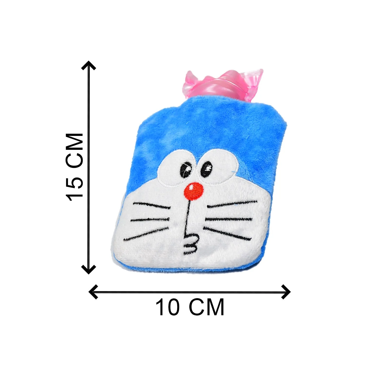 6504 Doremon small Hot Water Bag with Cover for Pain Relief, Neck, Shoulder Pain and Hand, Feet Warmer, Menstrual Cramps. - Image 5