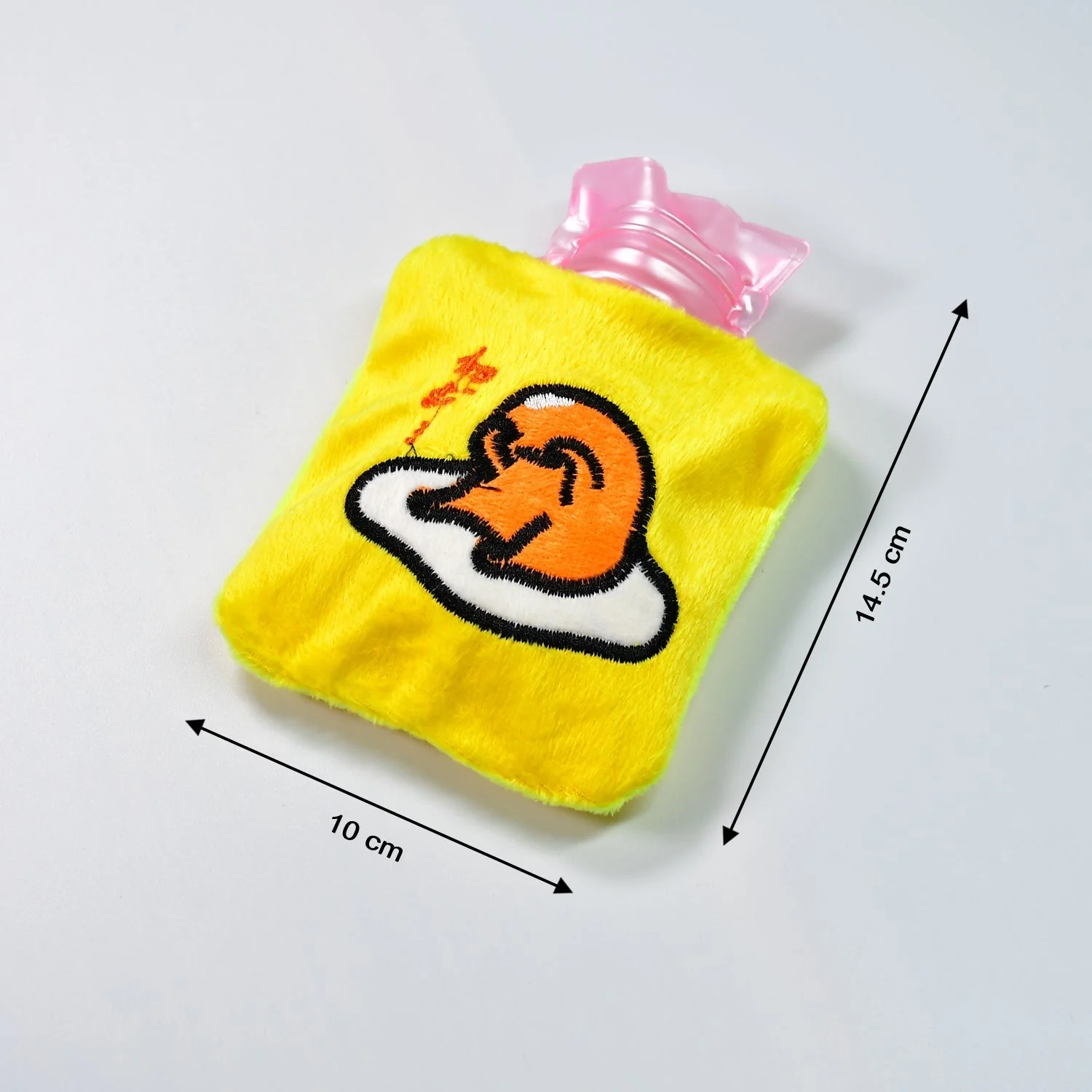6515 Yellow Duck Head Small Hot Water Bag with Cover for Pain Relief, Neck, Shoulder Pain and Hand, Feet Warmer, Menstrual Cramps. - Image 5