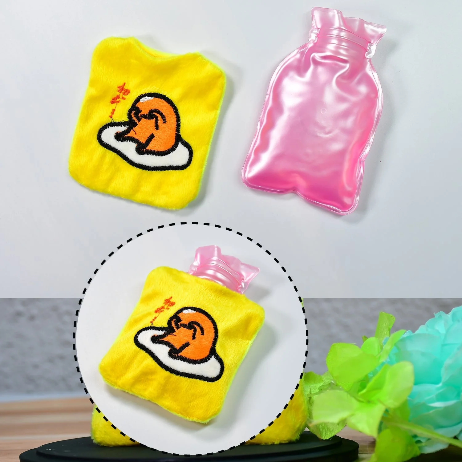 6515 Yellow Duck Head Small Hot Water Bag with Cover for Pain Relief, Neck, Shoulder Pain and Hand, Feet Warmer, Menstrual Cramps. - Image 6