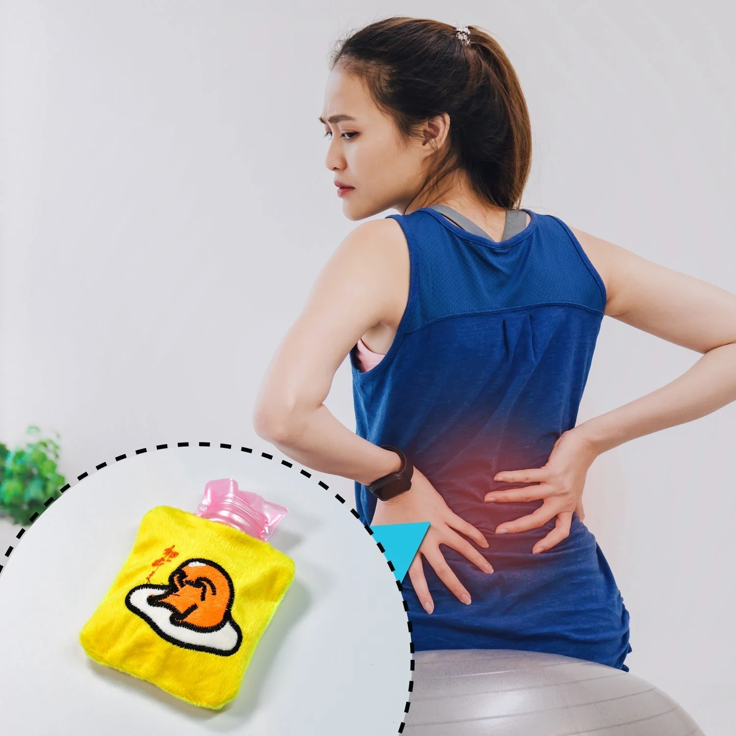 6515 Yellow Duck Head Small Hot Water Bag with Cover for Pain Relief, Neck, Shoulder Pain and Hand, Feet Warmer, Menstrual Cramps. - Image 7