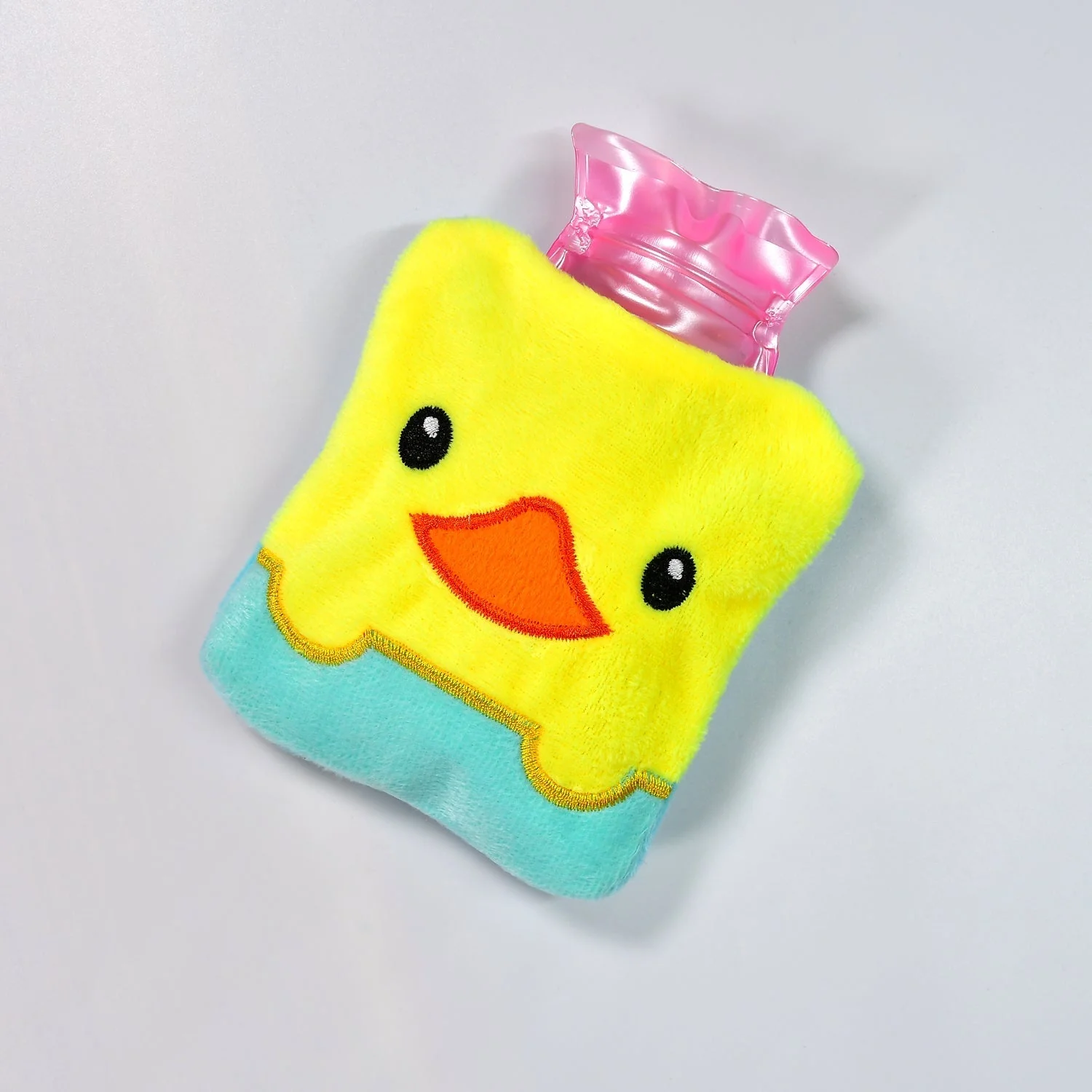 6524 Yellow Duck design small Hot Water Bag with Cover for Pain Relief, Neck, Shoulder Pain and Hand, Feet Warmer, Menstrual Cramps. - Image 4