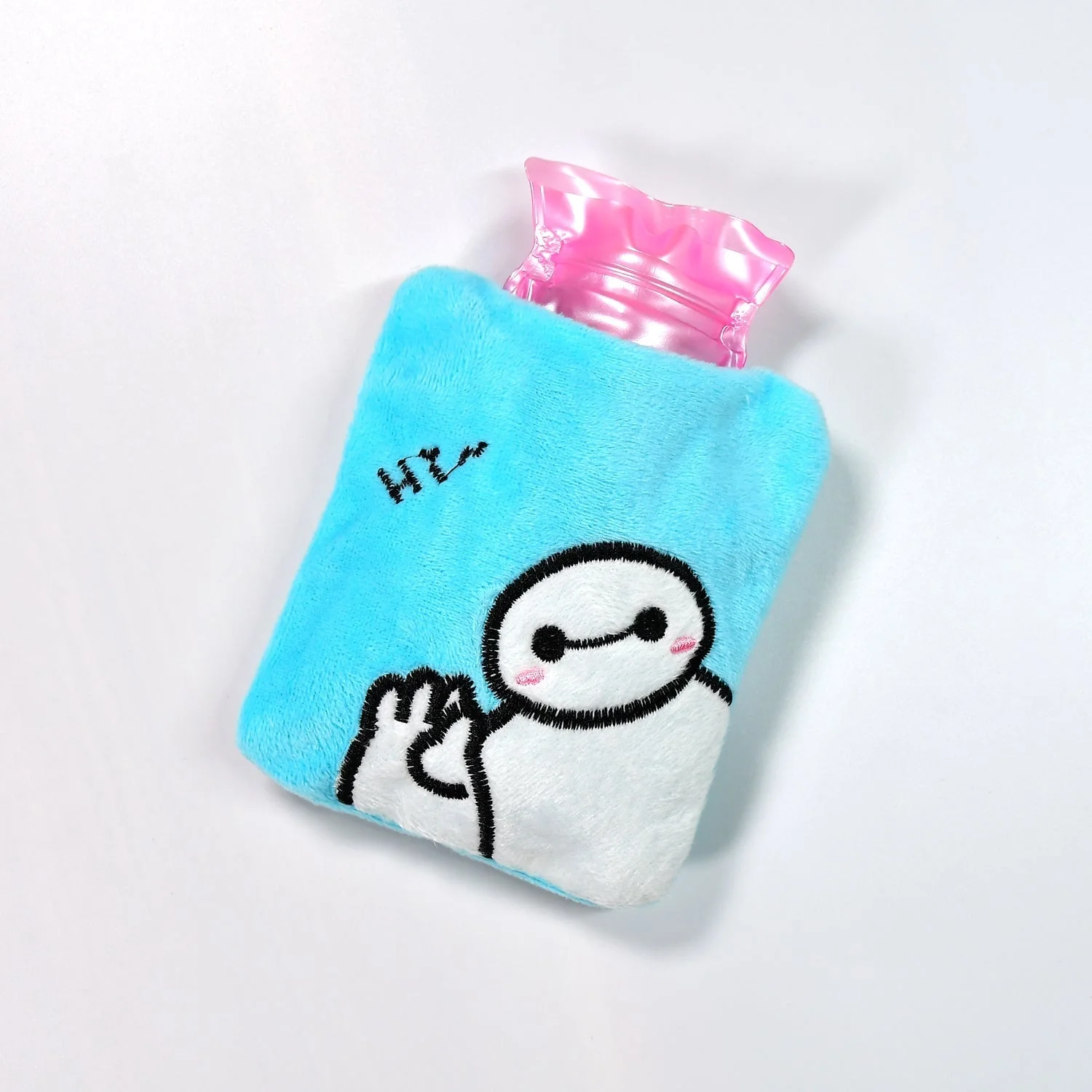 6525 Blue Baymax small Hot Water Bag with Cover for Pain Relief, Neck, Shoulder Pain and Hand, Feet Warmer, Menstrual Cramps. - Image 4