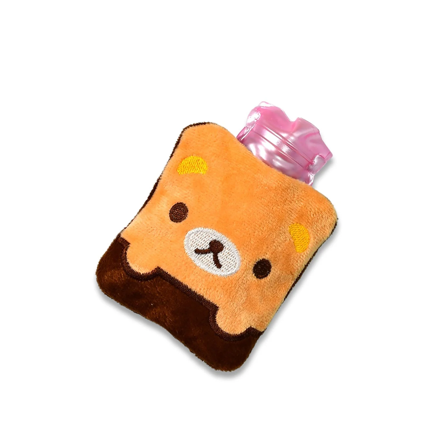 6527 Brown Panda Print small Hot Water Bag with Cover for Pain Relief, Neck, Shoulder Pain and Hand, Feet Warmer, Menstrual Cramps. - Image 4
