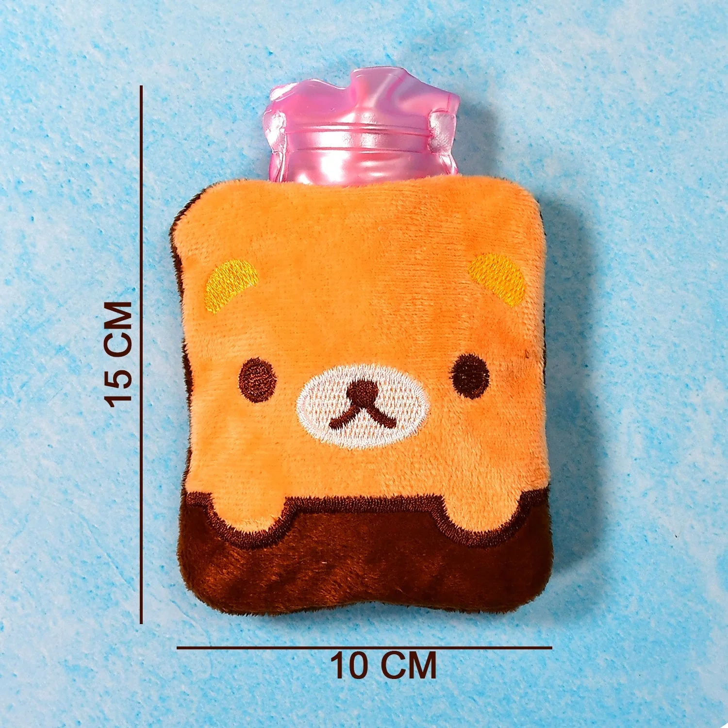 6527 Brown Panda Print small Hot Water Bag with Cover for Pain Relief, Neck, Shoulder Pain and Hand, Feet Warmer, Menstrual Cramps. - Image 5