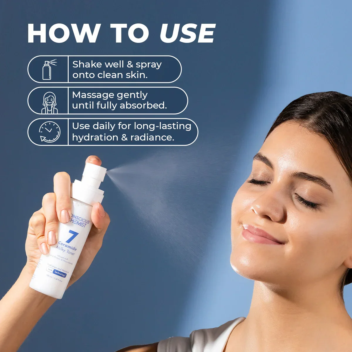 7 Ceramides Milky Toner Spray | 100 ml | BS - Image 5