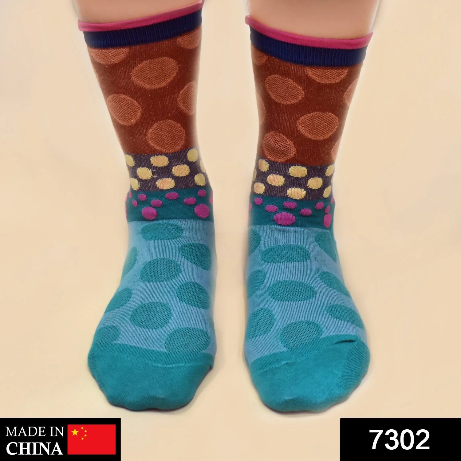 7302 Socks Breathable Thickened Classic Simple Soft Skin Friendly - Image 2