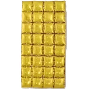 74 x 140 cm Square Foil Balloon Curtain (Golden) (Pack of 2)