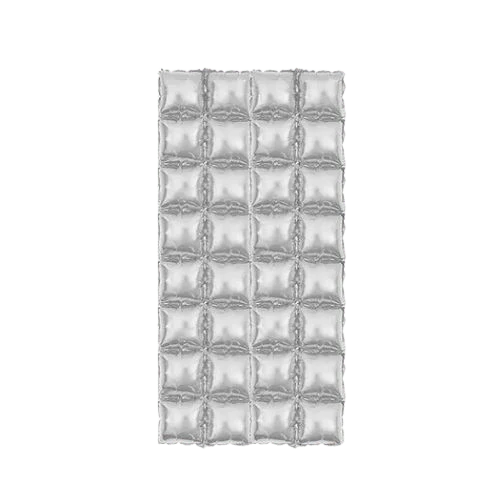 74 x 140 cm Square Foil Balloon Curtain (Silver)(Pack of 1)