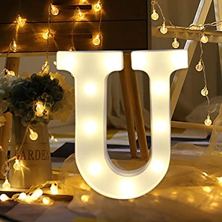 8.9 Inch Marquee Led Alphabet(U) Letter Led Lights (Pack of 1) - Image 3
