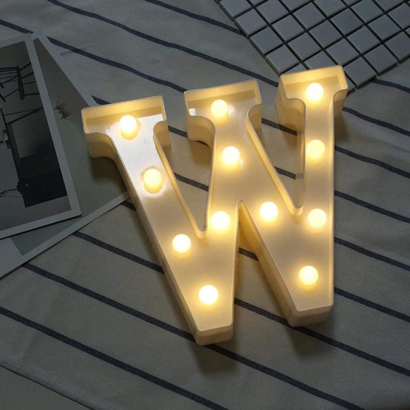 8.9 Inch Marquee Led Alphabet(W) Letter Led Lights (Pack of 1) - Image 3