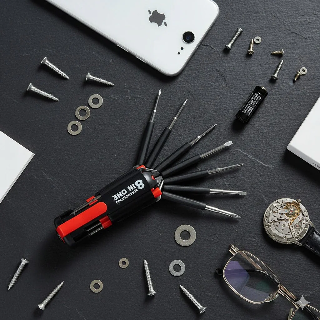 8 in 1 Multi Screwdriver with Torch - Image 8