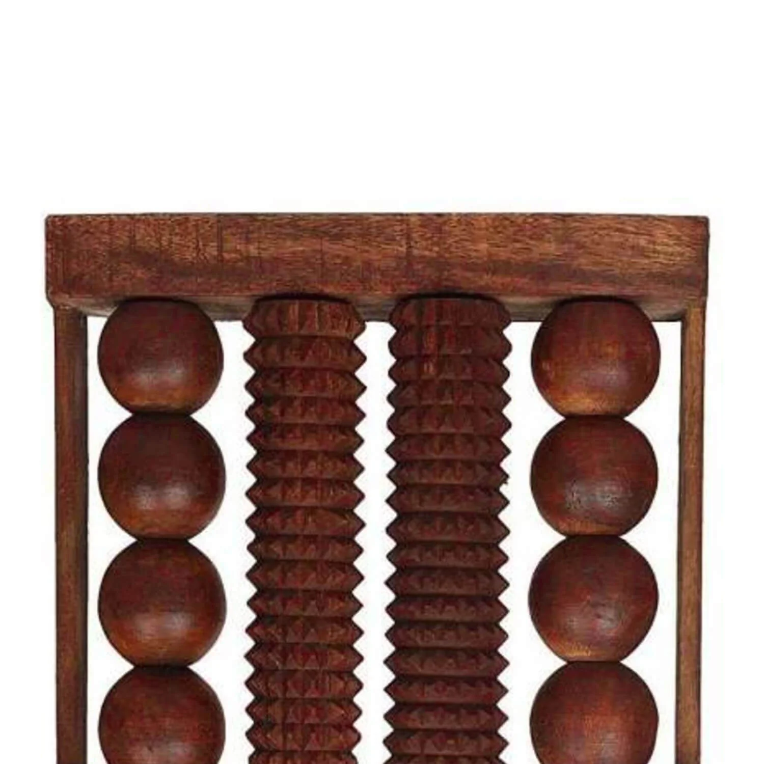 8 Row Wooden Dual Feet Massager – Foot Relaxation & Stress Relief - Image 3