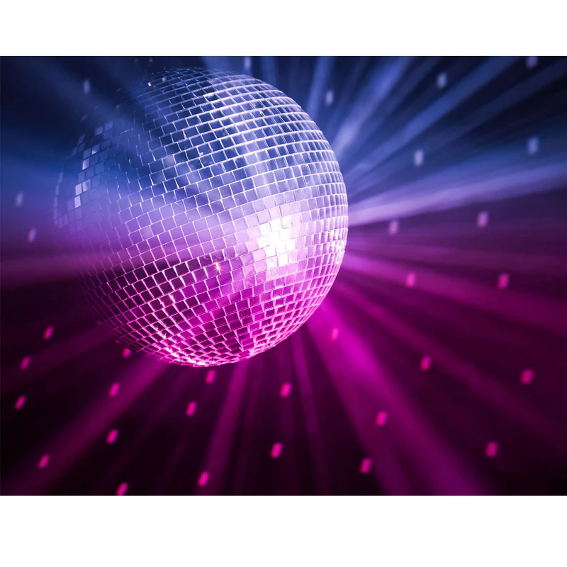 80cm Disco Mirror Ball (Silver) (Pack of 1) - Image 3