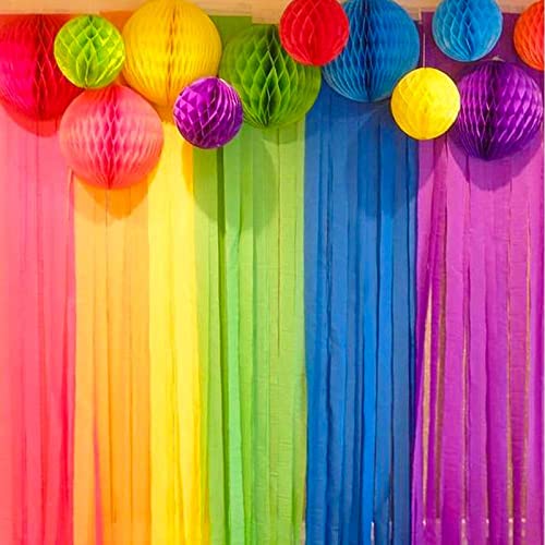 9 Meter Green Crepe Paper Streamers (Pack of 6) - Image 2