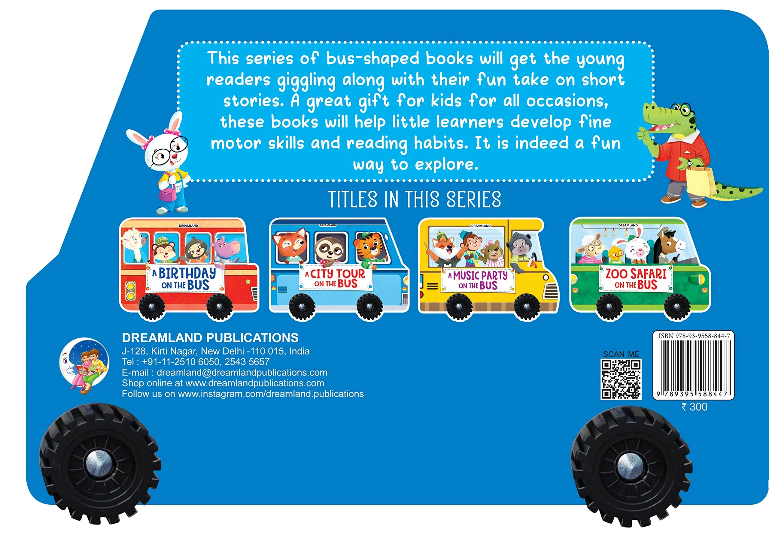 A City Tour on the Bus - A Shaped Picture Board book with Wheels - Image 8