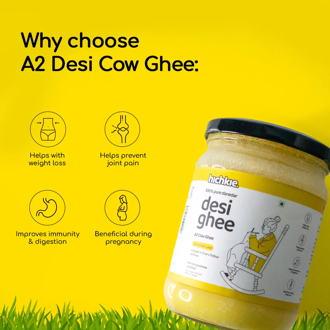A2 Cow Ghee 500 ml | Bilona Method | Curd-Churned | Lab Tested. - Image 3