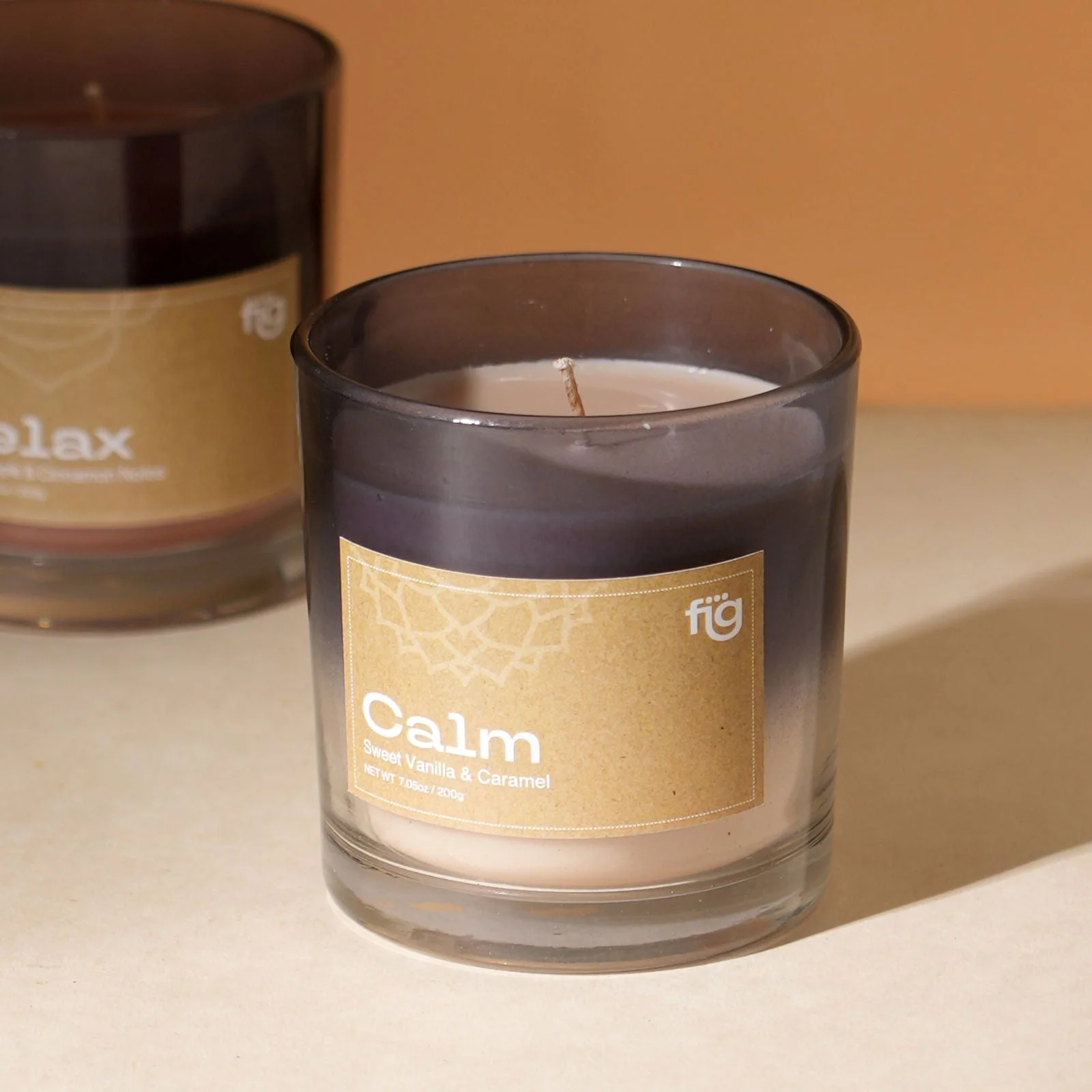 Abc Calm Vanilla & Caramel Vegan Wax - Palm Wax Scented
