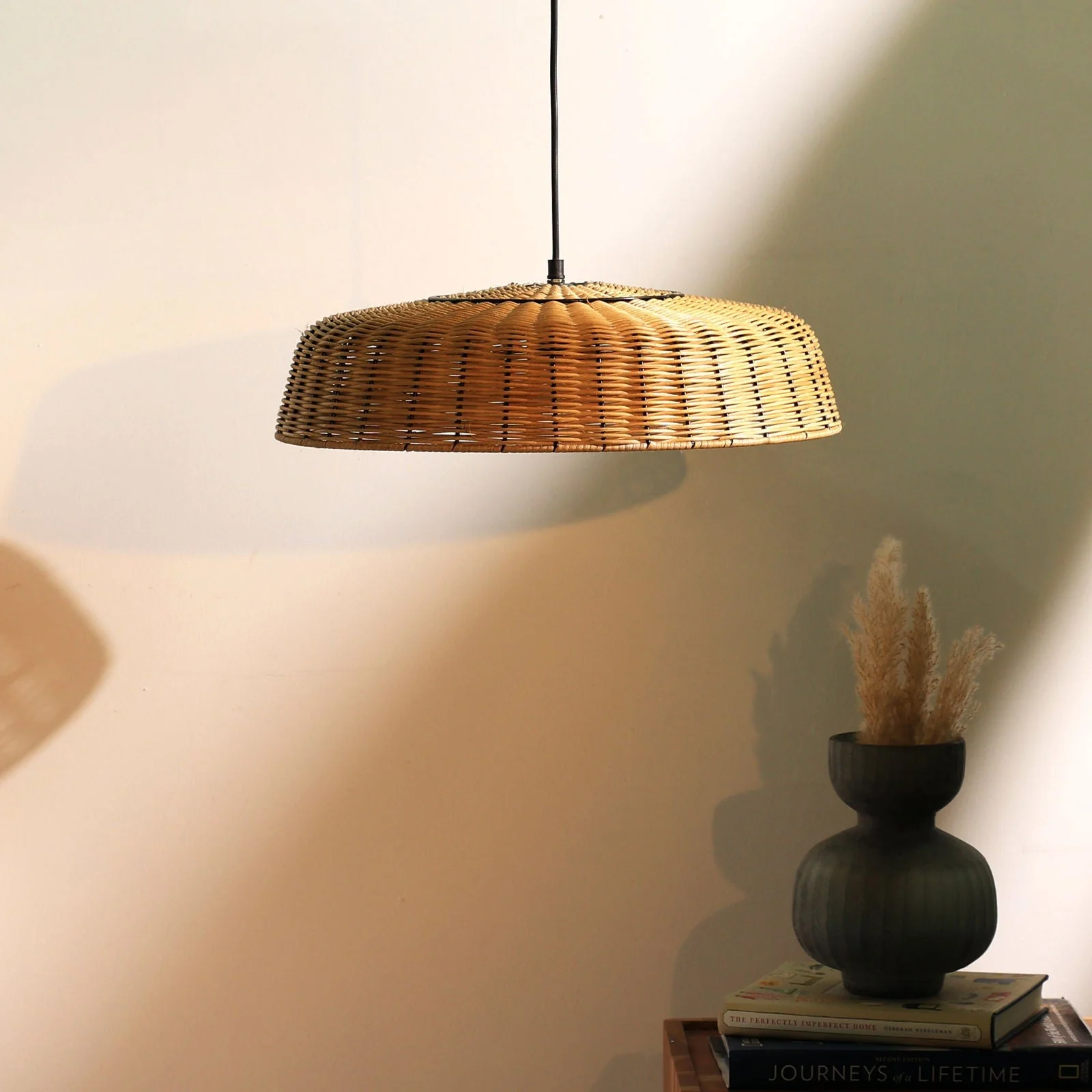 Abc Natural Opulence Pendant Light - Natural Rattan And Cane Pendant Lamp, Handmade Hanging Light In India - Image 2