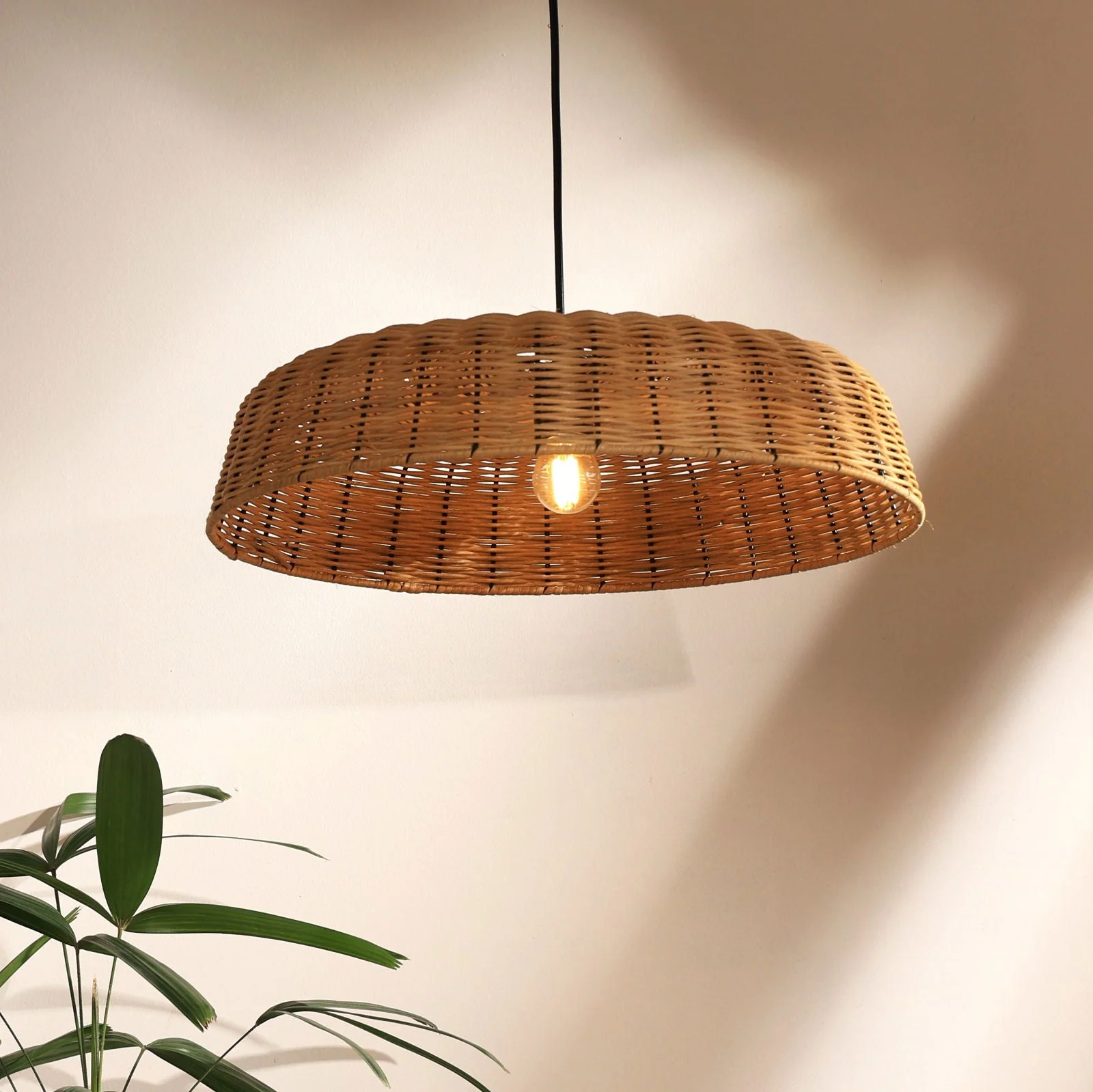 Abc Natural Opulence Pendant Light - Natural Rattan And Cane Pendant Lamp, Handmade Hanging Light In India - Image 6